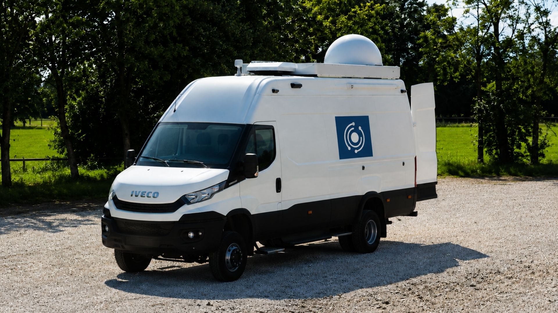 Proprietary telemetry van for test range operations