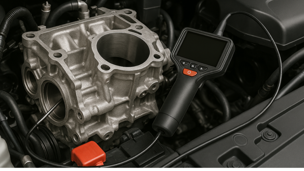 Endoscope inspection in automotive use case