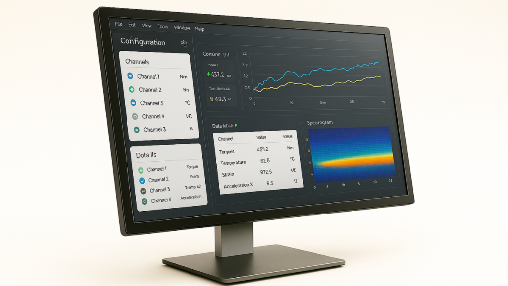 Graphical user interface of high-speed image analysis software