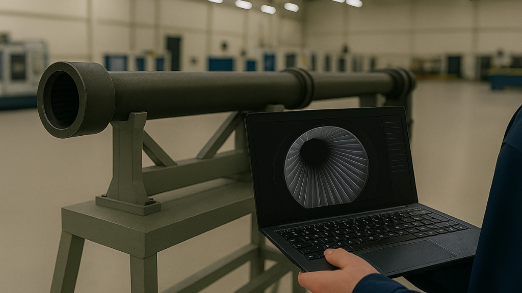 NDT barrel inspection in production use case