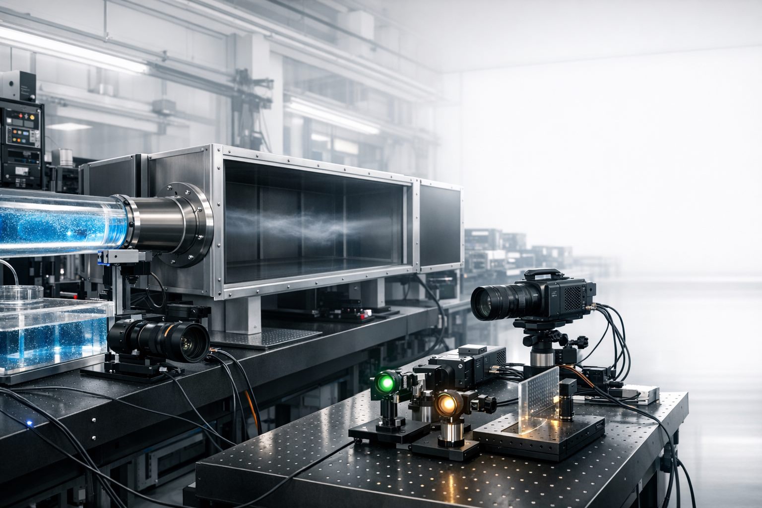 Research laboratory representing scientific instrumentation for R&D and universities